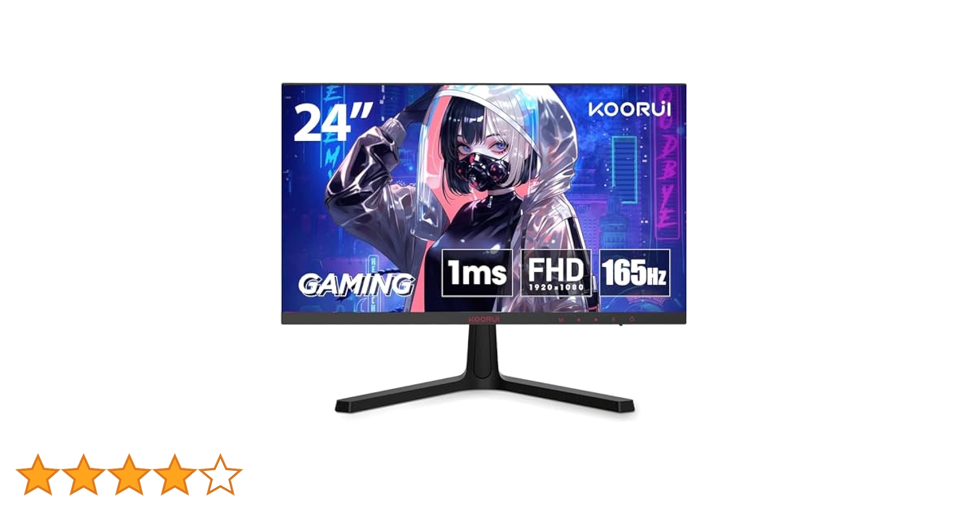 Amazon.co.jp: KOORUI ゲーミングモニター 24インチフルHD VA 非